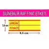 Pvc Silinebilir Raf Fiyat Etiketi 10x3,8 cm 100 Ad.