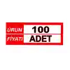 Pvc Yaz - Sil Market Raf Profil İçi Fiyat Etiketi 10 x 3,8 cm 100 Adet