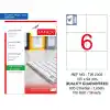 Tanex 105x99 Laser Etiket Tw-2303