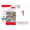 Tanex 210x297 Mm Kuşe Laser Etiket Tw-2000