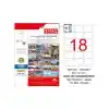 Tanex 67x46 Laser Etiket Tw-2067
