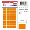 Tanex Ofc-110 Turuncu 16x22 Mm Ofis Etiketi