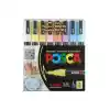 Uni-ball Pc-3m/8c Sc Set Soft Renkler 8 Li Posca Su Bazlı Marker