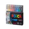 Uni-ball Pc-3m/8c Set Ana Renkler Posca Su Bazlı Marker