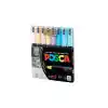 Uni-ball Posca Pc-1m/8c Sc Set 0.7 Su Bazlı Poster Marker Ana Renkler 8 Li