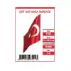Vatan 15x22,5 Çift Kat Masa Bayrağı Vt201