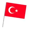 Vatan 20x30 Sopalı Bez Bayrak Vt225