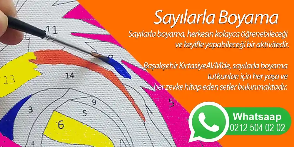 Başakşehir Sayılarla Boyama Tuvali