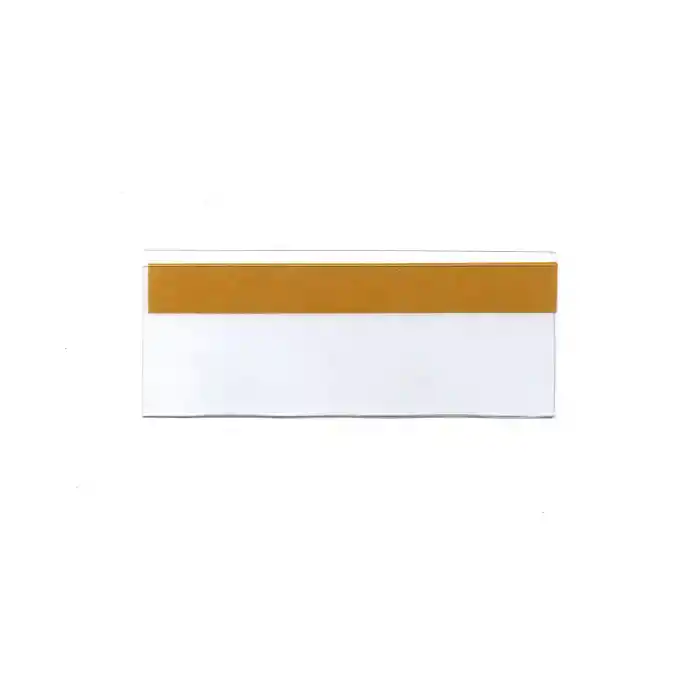 400 Micron Pvc Malzeme Arkası Güçlü Yapışkanlı Raf Önü Fiyat Etiketliği 38 x 100 mm. 100 lü Pk