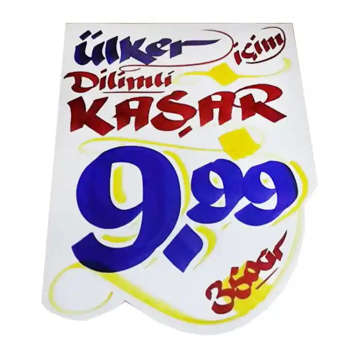 Market Afiş - Poster Yazı Mürekkebi Kırmızı 1.000 cc Alkol Bazlı Market Mürekkebi