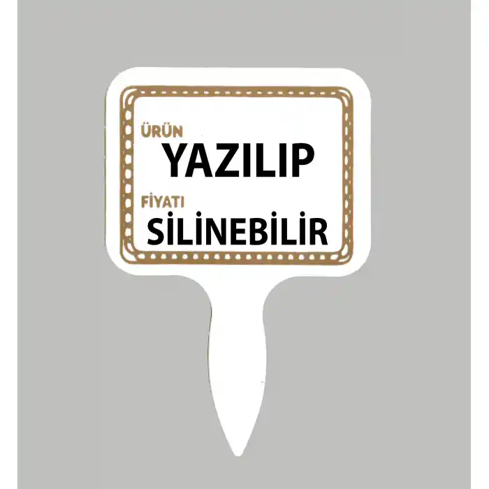 Yaz-Sil Tatlıcı Baharat Kuruyemişci Mini Fiyat Etiketi 20 li Pk
