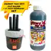 Market Kalemi 4lü Set + Market Yazı Mürekkebi Mavi Renk