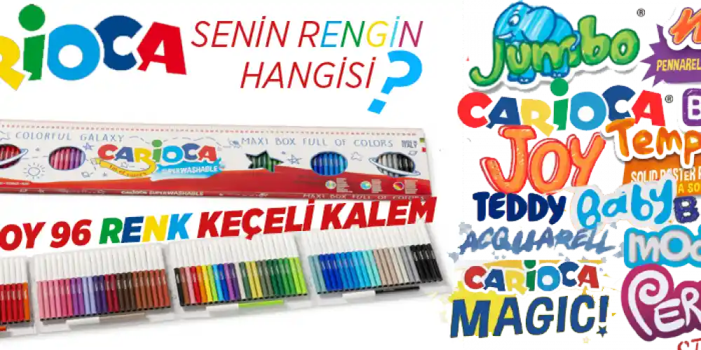 Çocuğunuzun Eğitimi için Carioca Boya Çeşitleri
