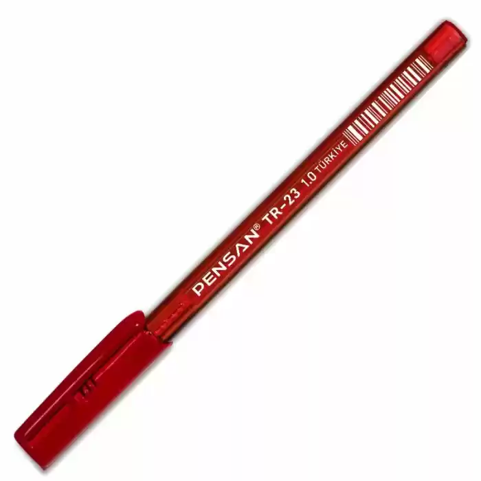 Pensan Tr-23 Kırmızı Üçgen Tükenmez Kalem