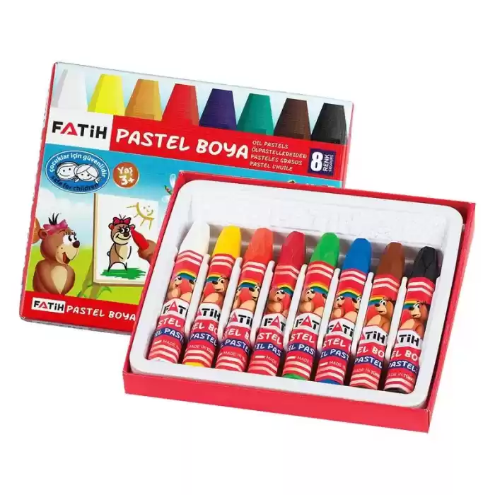 Fatih 8 Renk Pastel Boya 34008