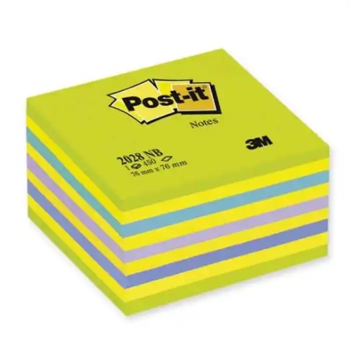 3M 2028-NB GÖKKUŞAĞI TONLARI POST İT 76X76 450YP.