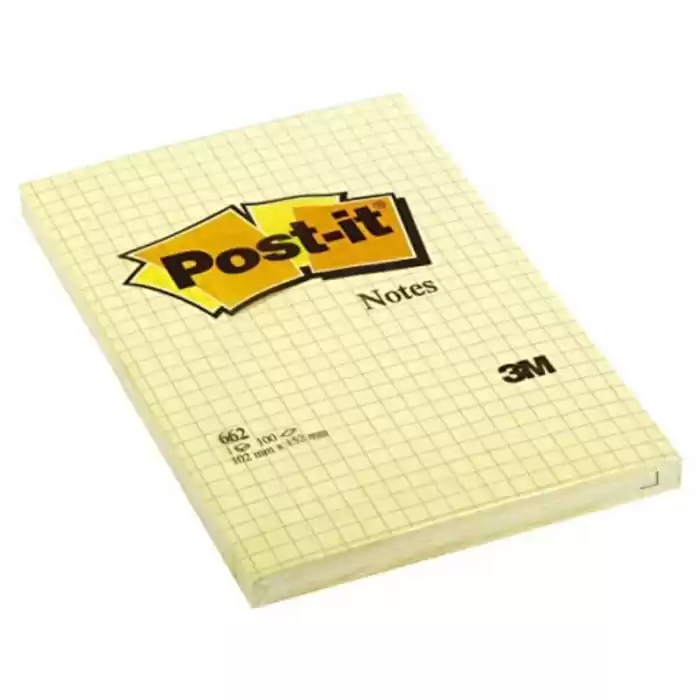 3M 662 POSTİT 102X152 KARELİ 100 YP