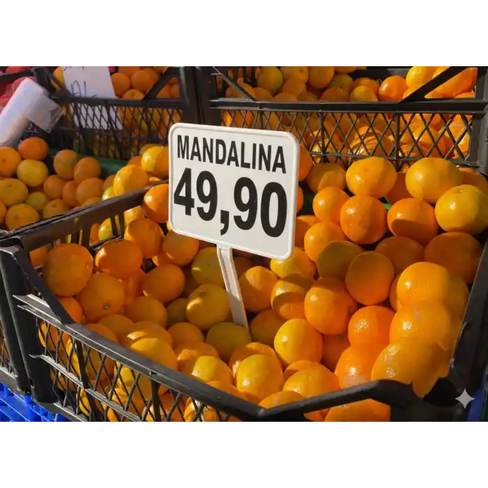 Açılı Saplamalı Plastik Etiket Küçük Boy 10 Ad.Beyaz