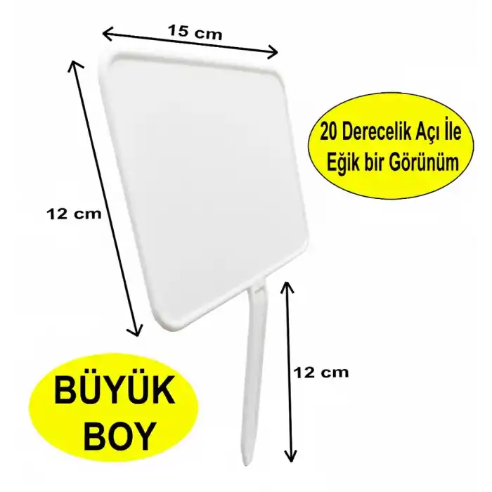 MT Kuruyemişci Fiyat Etiketi Beyaz B.boy 10 Adet