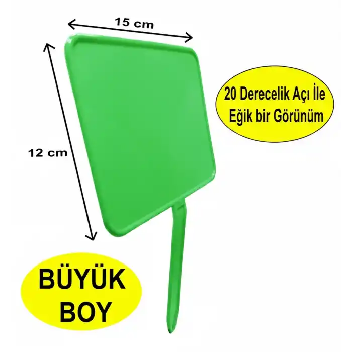 MT Kuruyemişci Fiyat Etiketi Yeşil 10 Adet B.Boy