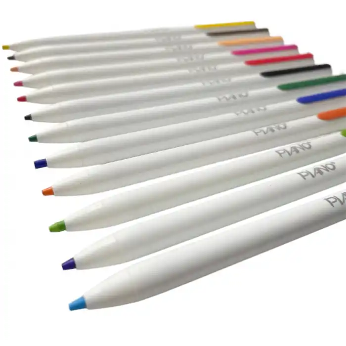 PİANO 605447 IMAGE VERSATİL SİLİNEBİLİR KURUBOYA KALEMİ 12 RENK