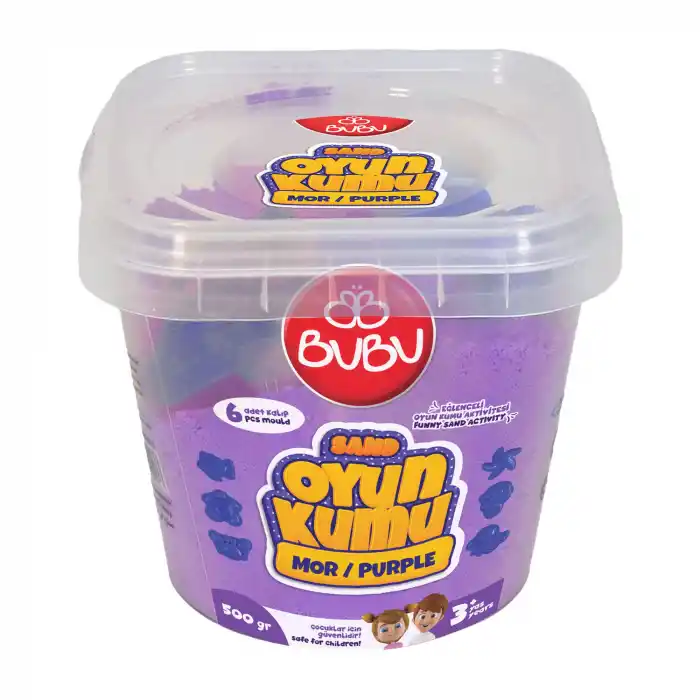 BU-BU MOR KİNETİK KUM KOVA 500 GR KU0022