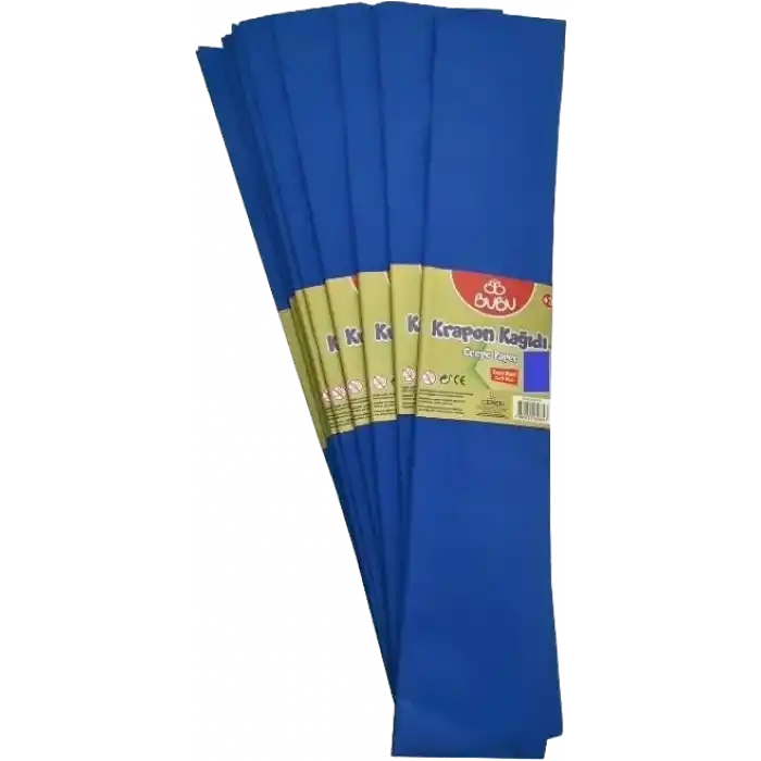 BU-BU KR0016 KRAPON KAĞIDI 10 LU KOYU MAVİ