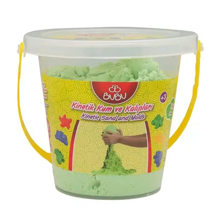 BU-BU YEŞİL KİNETİK KUM KOVA 500 GR KU0021