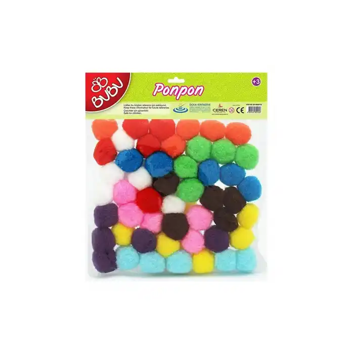 BU-BU PONPON 3 CM 50 Lİ BUBU00110