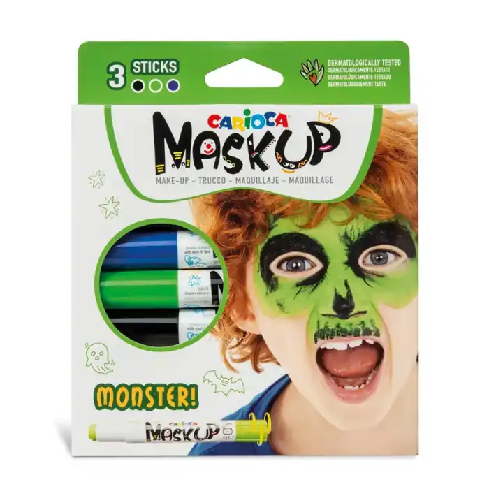 CARİOCA YÜZ BOYASI 6 GR. 3 RENK MOSNTER 43051