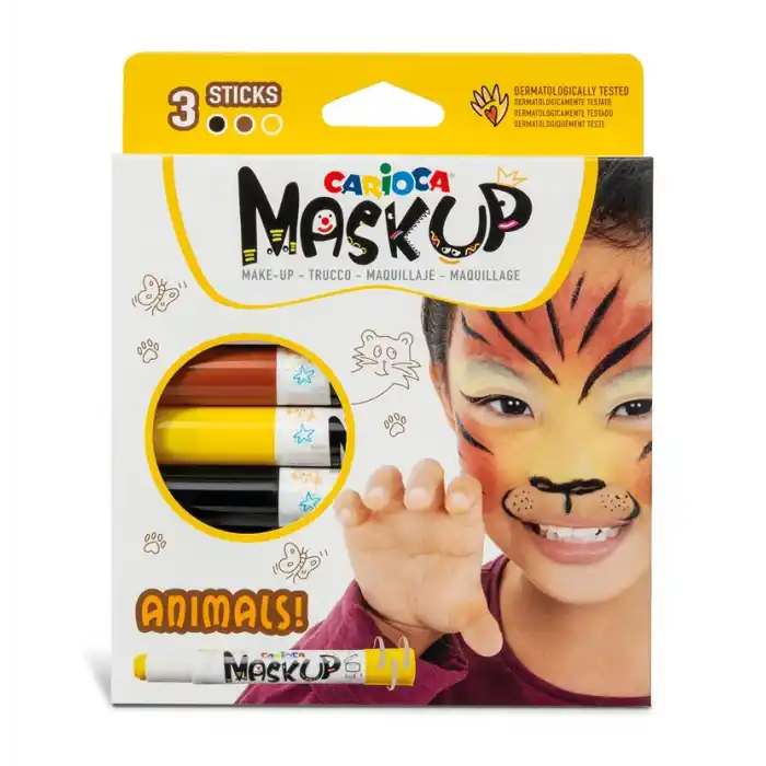 CARIOCA YÜZ BOYASI 3 RENK 6 GR ANIMALS 43048