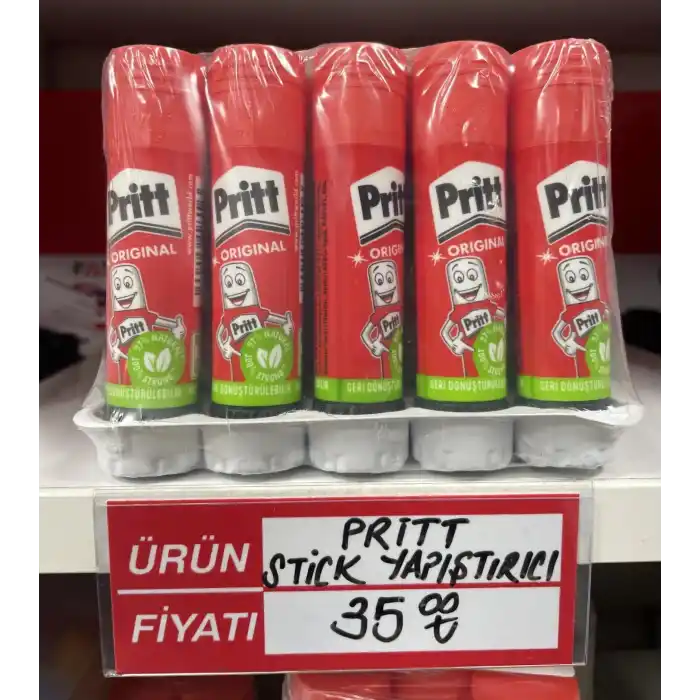 PVC Yaz-Sil Raf Profil İçi Fiyat Etiketi 50li Pk. 3,8x10cm