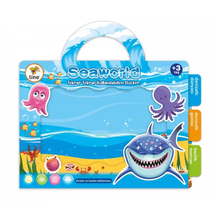 LINO LS-300 TEKRAR TEKRAR KULLANILABİLİR STICKER SEAWORLD