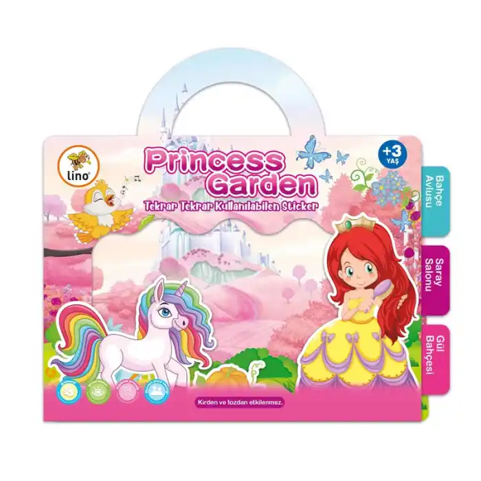 LINO LS-301 TEKRAR TEKRAR KULLANILABİLİR STICKER PRINCESS GARDEN