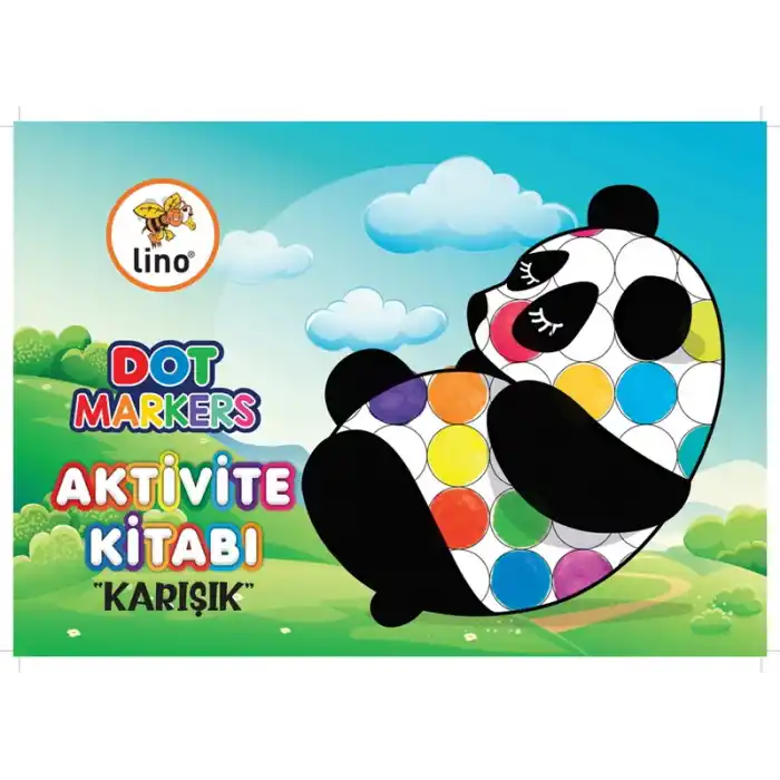 LINO LS-700 FUNNY FACES STİCKERLI BOYAMA KİTABI ROBOTLAR