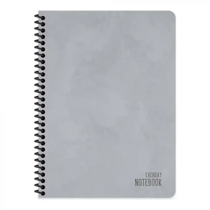 KESKİN ALFA 16,5X22,5 120 YP.KARELİ SPİRALLİ SERT KAPAK DEFTER 410842