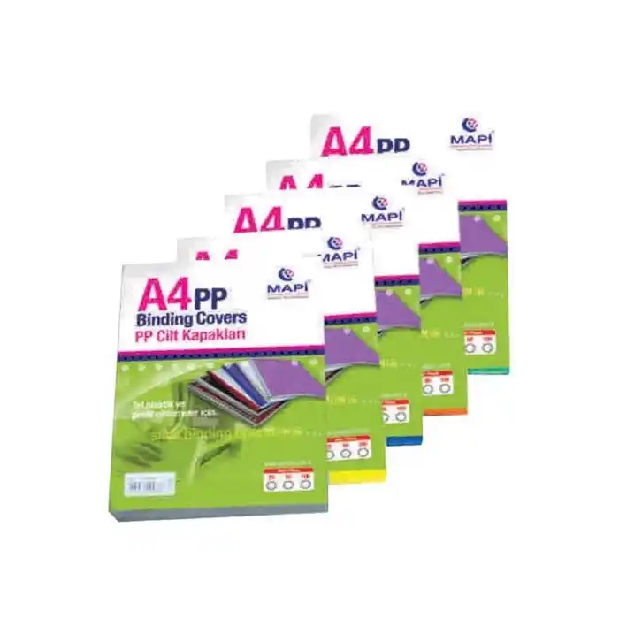MAPİ A4 PP CİLT KAPAĞI ŞEF.BUZL 450M.50 Lİ 2042550