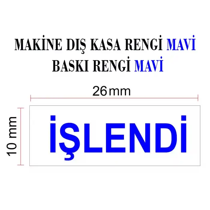 Sırdaş 910 Otomatik Kaşe Mini Boy İŞLENDİ Kaşesi