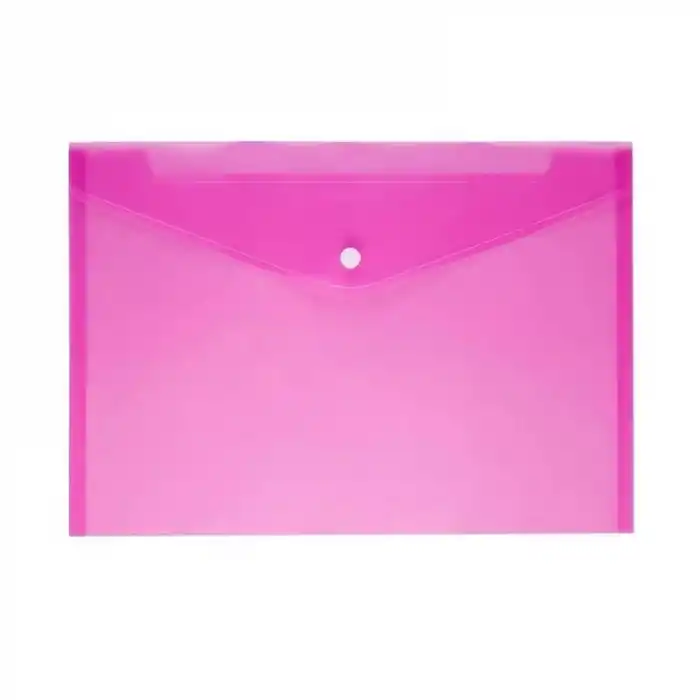 Abka A4 Çıtçıtlı Dosya Pembe
