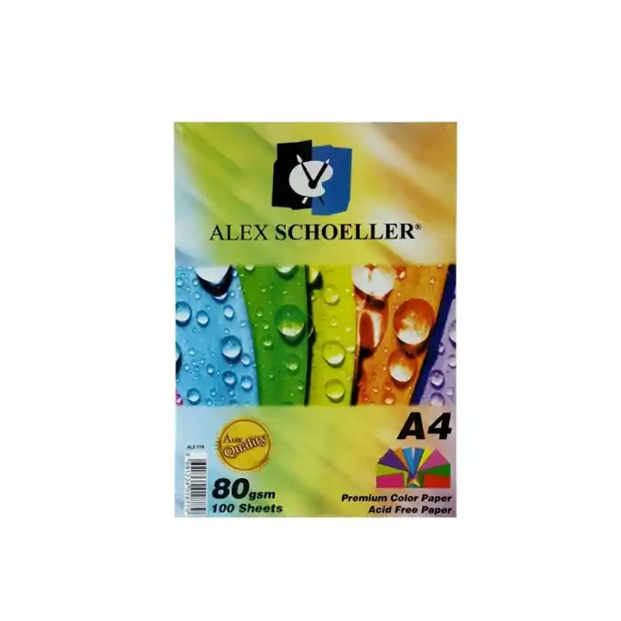 Alex Alx-779 A4 Renkli Fotokopi Kağıdı 100 Lü