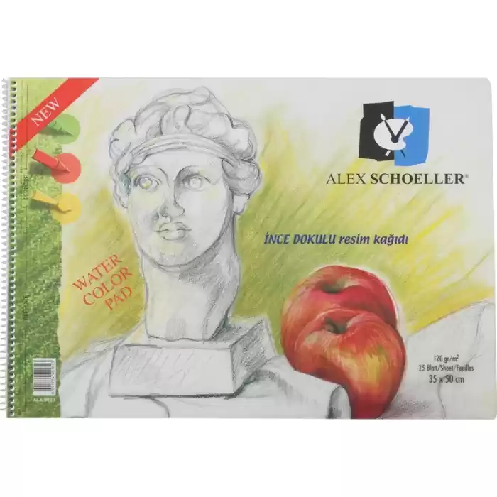 ALEX SCHOELLER 35X50 RESİM DEFTERİ 120 GR.15 YP.ALX-833