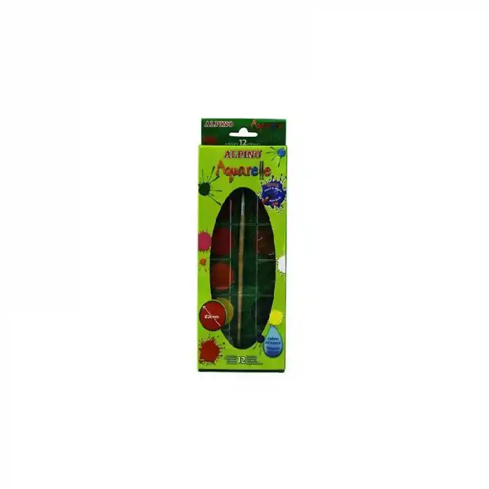 Alpıno 12 Renk Suluboya AQ-01