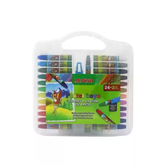 ALPINO 24 RENK ÇANTALI PASTEL BOYA DC-008297