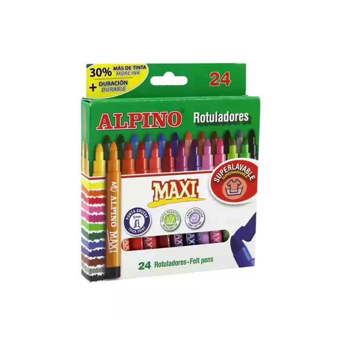 ALPINO 24 RENK MAXI KEÇELİ KALEM AR-07