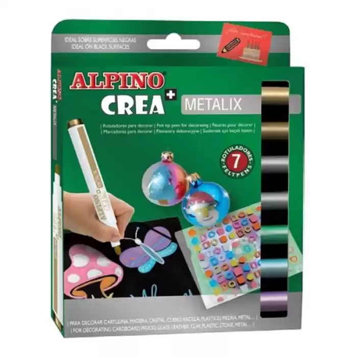 ALPINO AR-134 CREA METALİX KEÇELİ KALEM