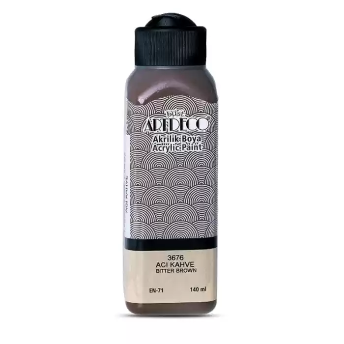 ARTDECO AKRİLİK BOYA 140 ML ACI KAHVE 070R-3676