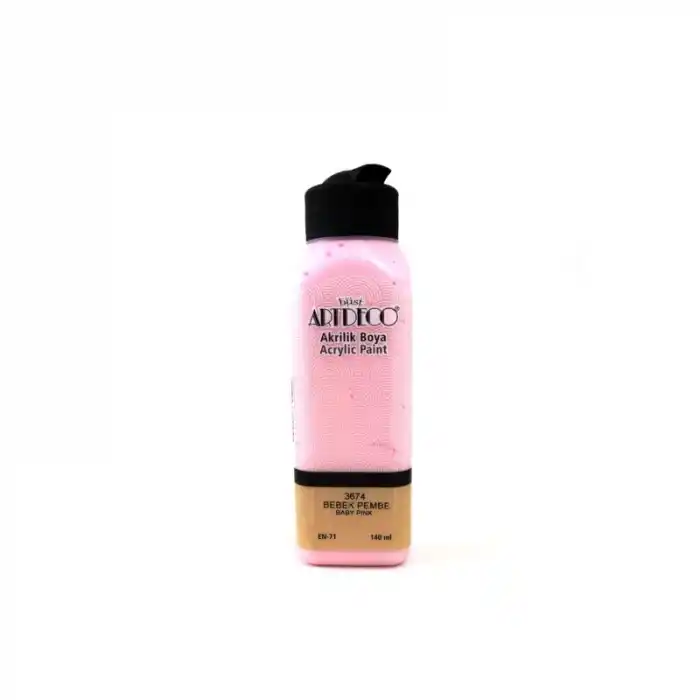 ARTDECO AKRİLİK BOYA 140 ML BEBEK PEMBE 070R-3674
