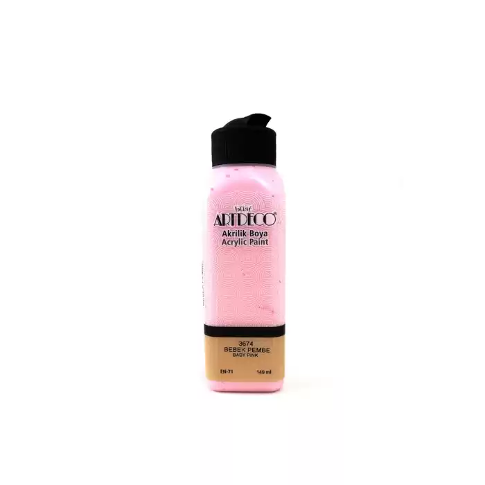 ARTDECO AKRİLİK BOYA 140 ML BEBEK PEMBE 070R-3674