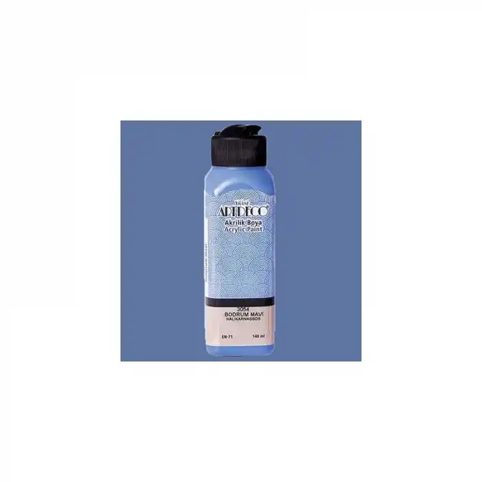 ARTDECO AKRİLİK BOYA 140 ML BODRUM MAVİ 070R-3054