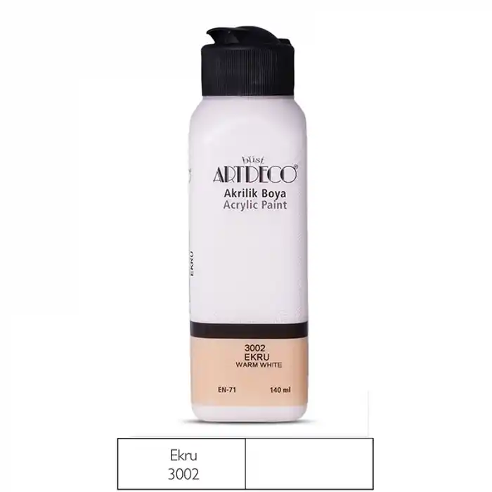 ARTDECO AKRİLİK BOYA 140 ML EKRU 070R-3002